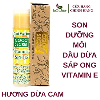 Son Dưỡng Môi Dầu Dừa Sáp Ong Coco Secret