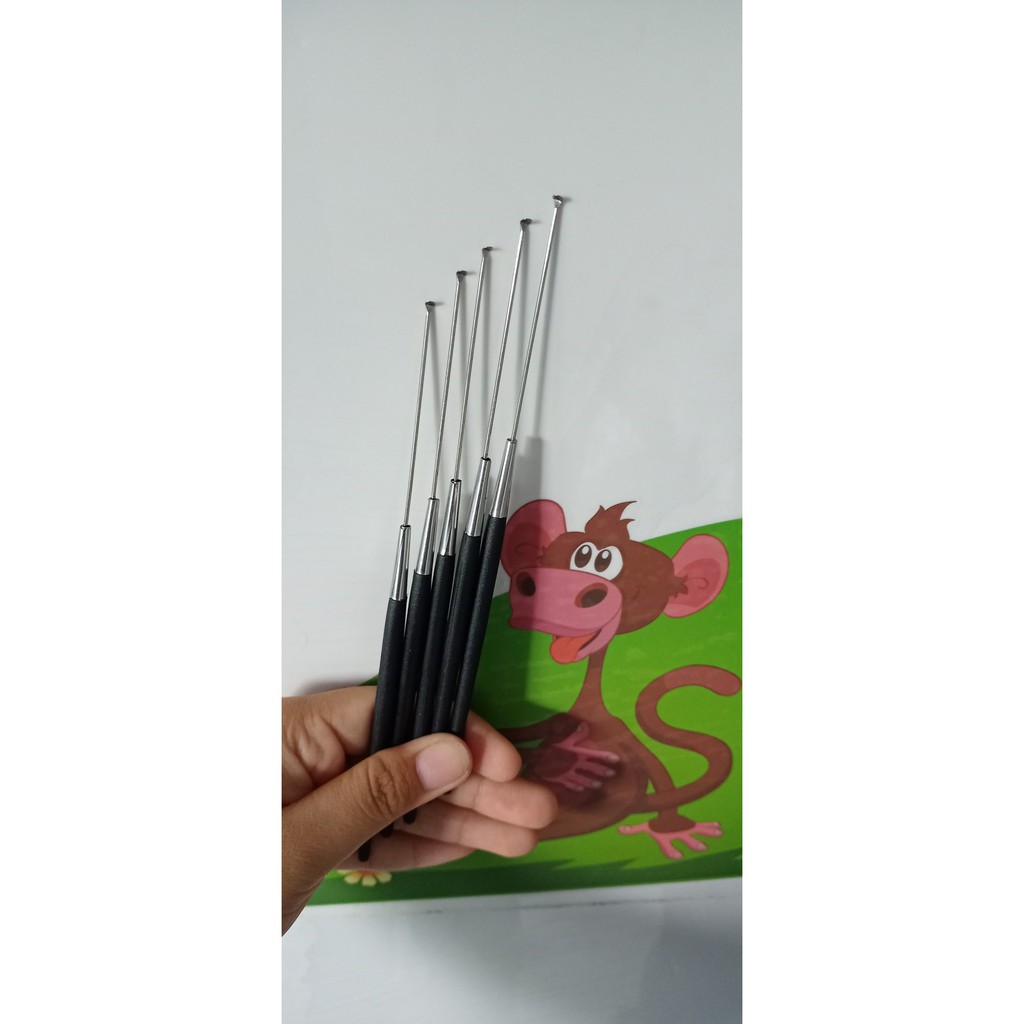 Combo 10 Cây móc cán nhựa trong bộ ráy tai