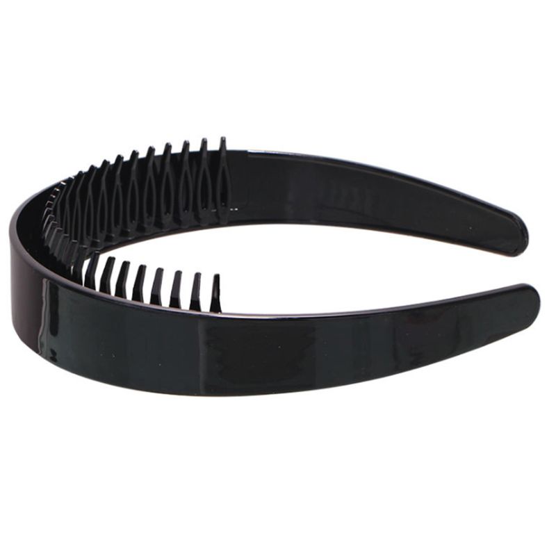 Cài Tóc Nhựa Màu Đen 2.5cm Có Răng Lược Cho Nữ