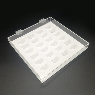 MIS 12 Cặp Lông Mi Giả Trong Suốt Hộp Bảo Quản Acrylic Cho Hộp Đựng Tr