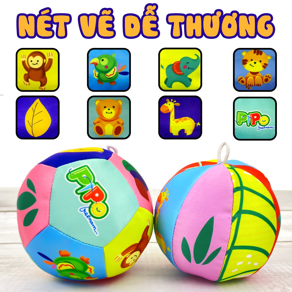Bóng vải PiPoVietnam có lục lạc