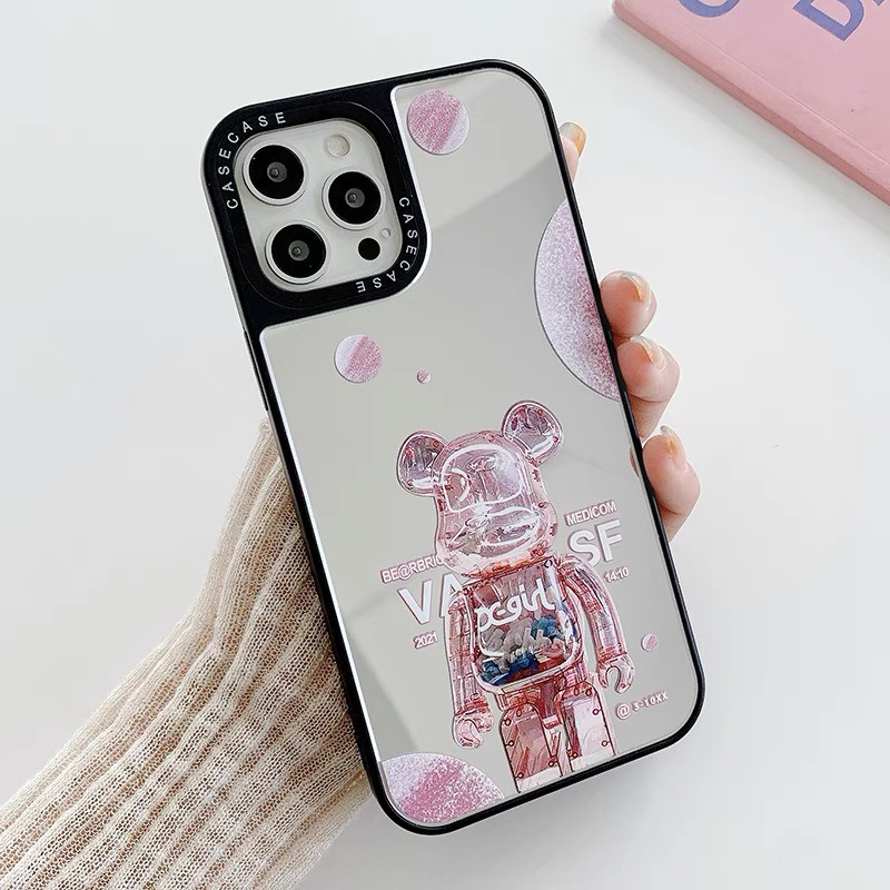 Ốp gấu Bearbrick ( màu xanh và màu hồng )