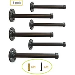 [GIÁ GỐC] kệ gỗ treo tường -  kệ ống nước kệ sách decor bằng ống săt bền đẹp trang trí nhà và quán cafe sáng tạo — ảnh 6