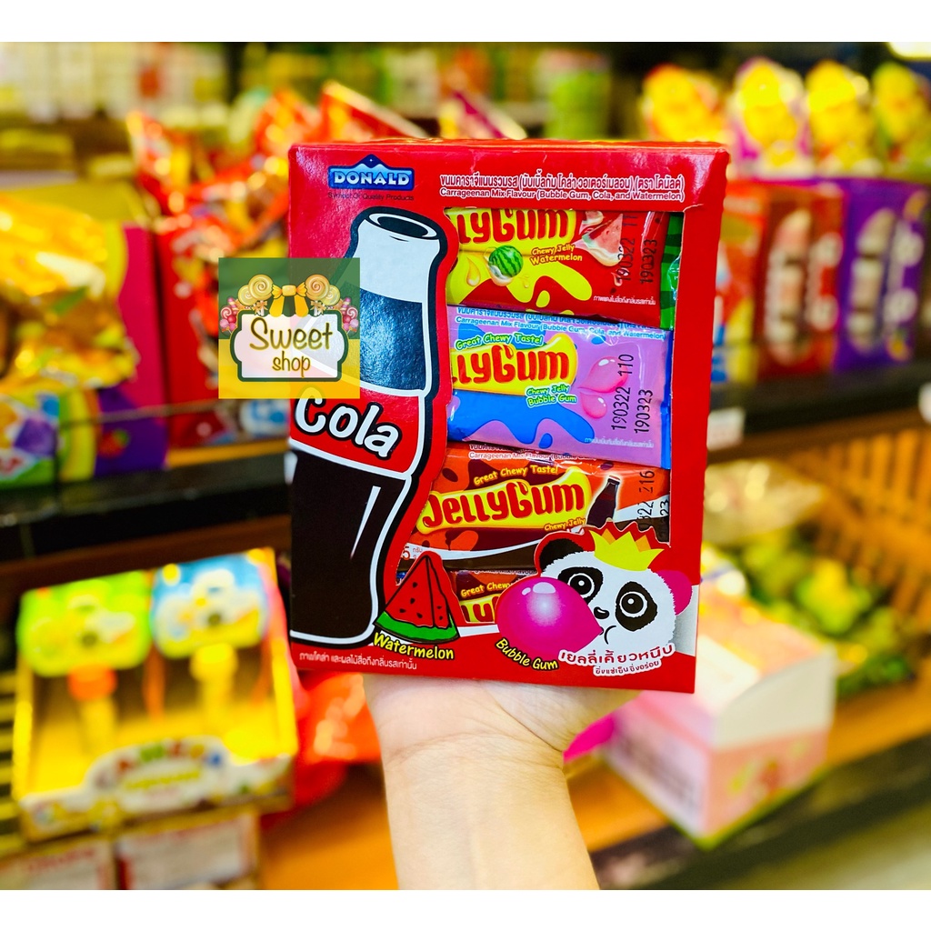 THẠCH RAU CÂU JELLY GUM DONALD Indo (set 6 túi) Shopee Việt Nam