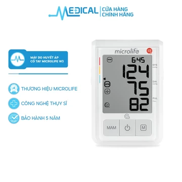 Máy đo huyết áp MICROLIFE B3 AFIB Advanced công nghệ AFIBsens cảnh báo rung nhĩ - MEDICAL
