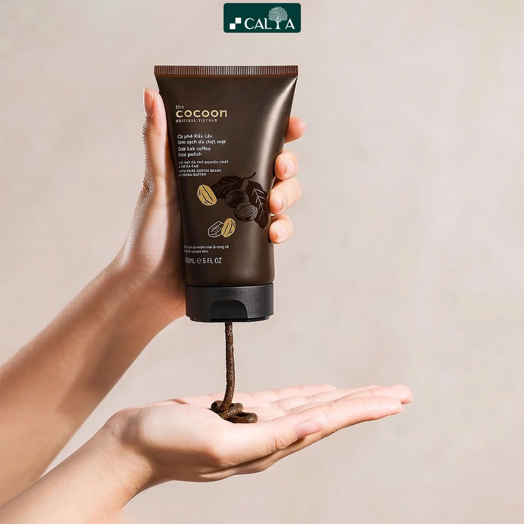 Ảnh Tẩy Tế Bào Chết Cocoon Cà Phê Đắk Lắk Dành Cho Da Mặt, Làm Sáng Da, Mềm Mịn - Cocoon Dak Lak Coffee Face Polish 150ml 3