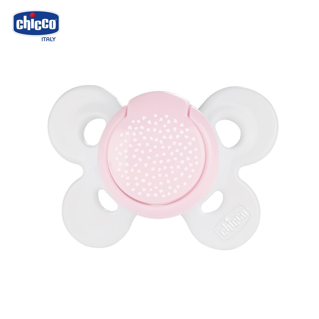 Ảnh Ty ngậm silicon Chicco Physio Comfort màu hồng 0 - 6M 2