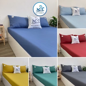 Bộ ga giường và vỏ gối Cotton Tici M2T Bedding - ga gối phong cách Hàn Quốc đủ size drap nệm