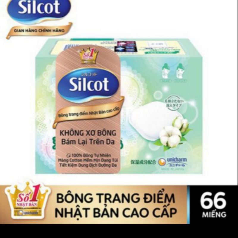 Bông tẩy trang silcot cao cấp hộp 66 miếng/40 miếng | Shopee Việt Nam