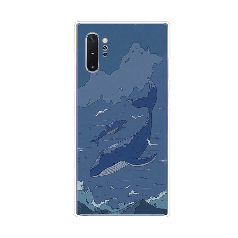 Ốp Điện Thoại TPU Dẻo In Họa Tiết Độc Đáo Thời Trang Cho Samsung Galaxy note 9 10 plus