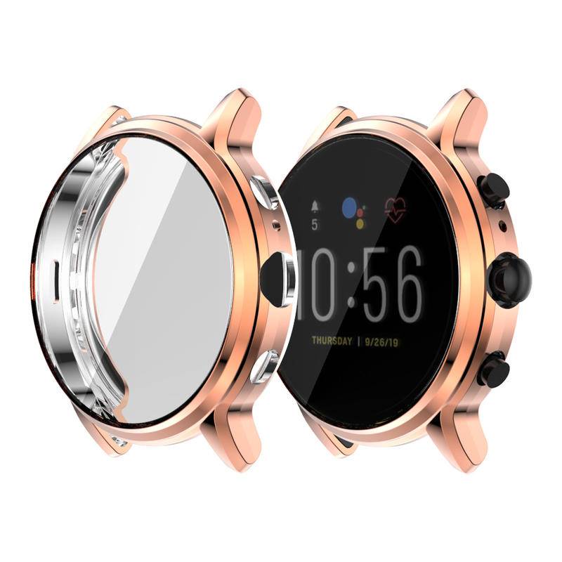 Ốp Bảo Vệ TPU Cho Đồng Hồ Thông Minh Fossil Gen 5 Ẩn Ốp Lưng Bảo Vệ Toàn Màn Hình Cho Đồng Hồ Fossil FTW4024