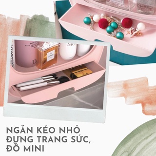 Tủ dán tường đa năng Việt Nhật Hokori 3635,Kệ đựng mĩ phẩm treo tường,Hộp đựng đồ đa năng tặng kèm miếng dán siêu chắc H