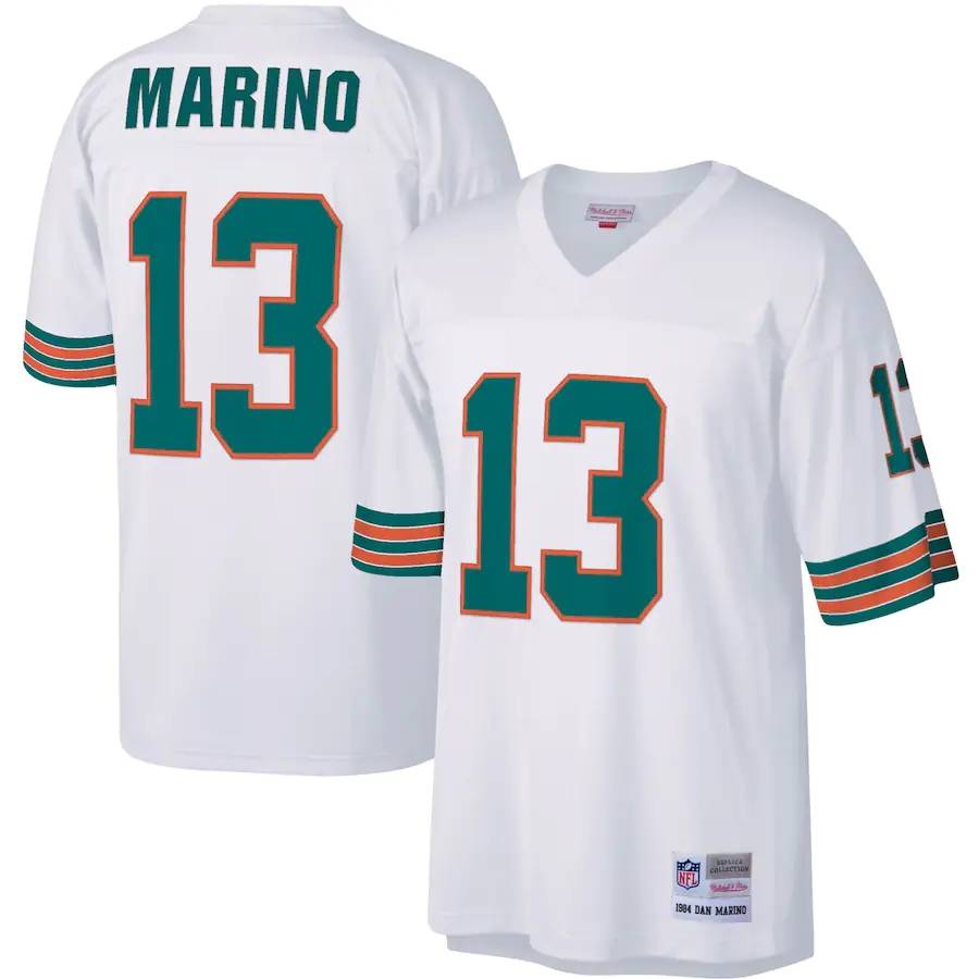 SY3 Miami Dolphins NFL Áo Bóng Đá Marion No.13 Áo Thun Thể Thao Phù Hợp Nhiều Kích Cỡ
