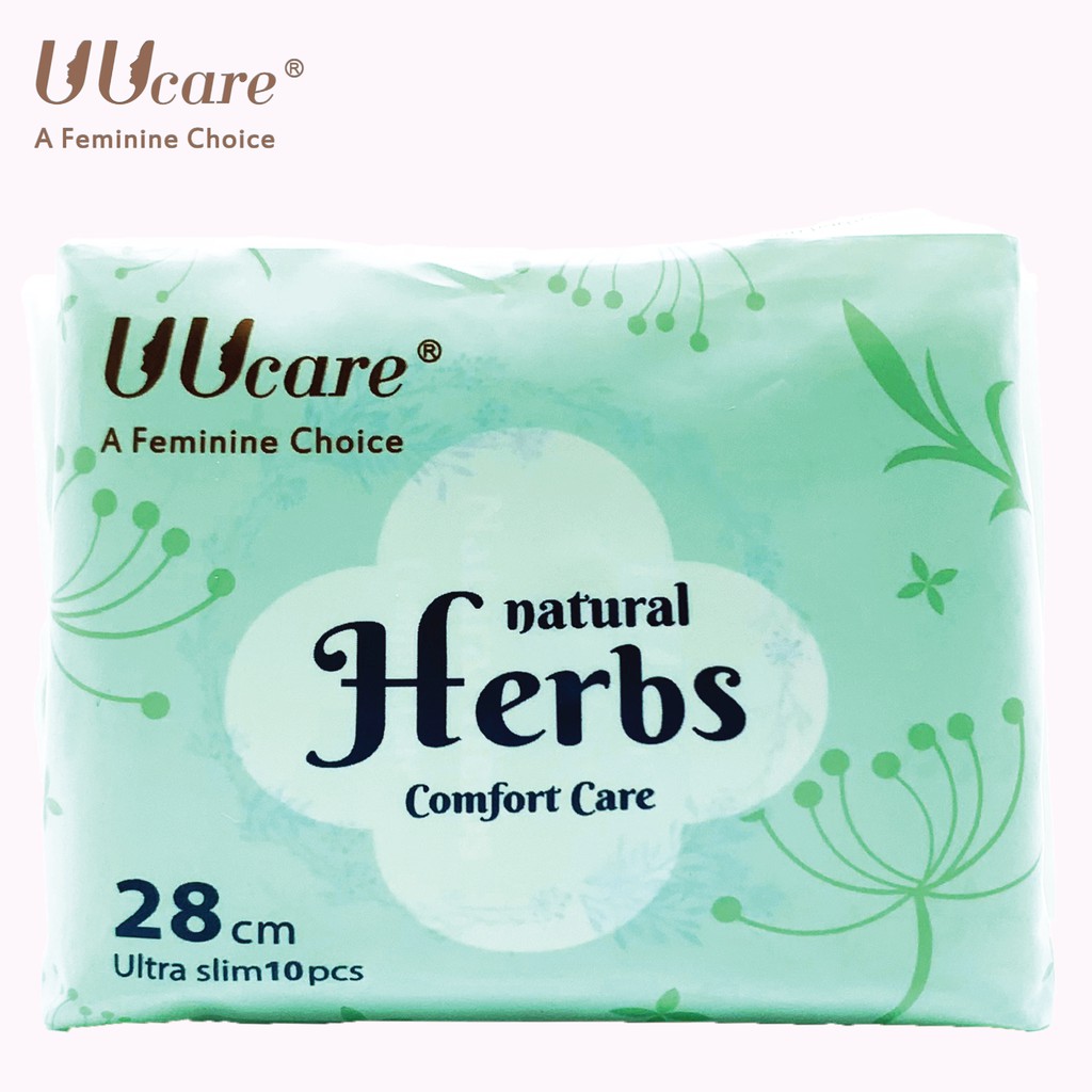 Ảnh Băng vệ sinh Thảo dược Uucare Ban đêm 28cm 3