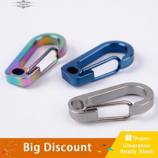 ✅Carabiner Móc Khóa Khóa Hợp Kim Titan Thắt Lưng Kẹp Chống Mất Móc Treo Dụng Cụ