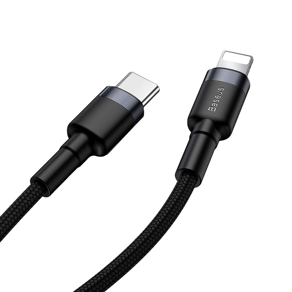 Ảnh Cáp sạc Typec to IP PD20W 3.0A Baseus Cafule Cable dùng cho iP6/7/8/10/11/12/13/14 Sạc nhanh và truyền dữ liệu 3