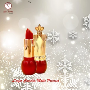 M23 Son Thỏi LìHandmade Queen De' Son Garden ❤️ Son ko Chì Siêu Lì 5g 1 Màu Đỏ Tươi độc nhất TD01 6