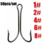 FEDAOG Fly Tying Chất Lượng Cao Đầu Bền Thép Carbon Jig Bass Fishook