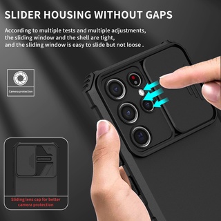 Ốp Điện Thoại Siêu Mỏng Chống Sốc Có Giá Đỡ Cho Samsung Galaxy A02S A03S A21S A10S A20S A22 4G M32 4G