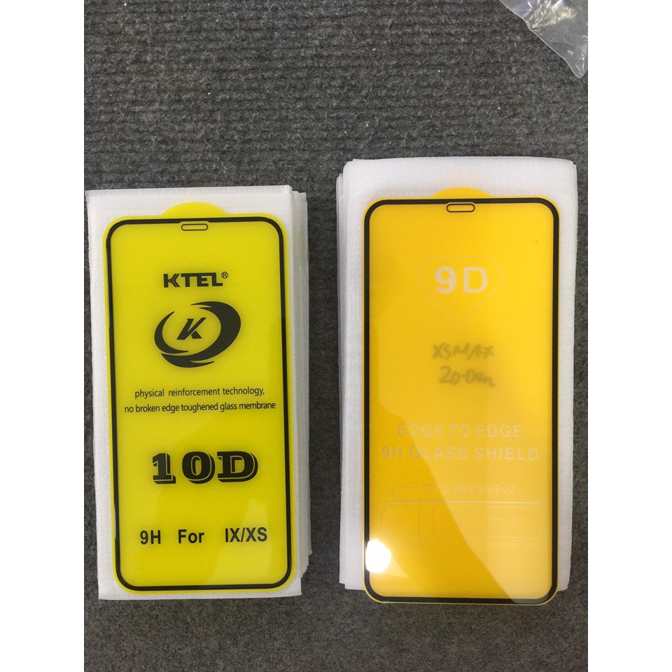 Kính cường lực FULL dành cho 6/7/8/6Plus/7plus/8plus/X/Xs/11/11pro/XsMax/ProMax
