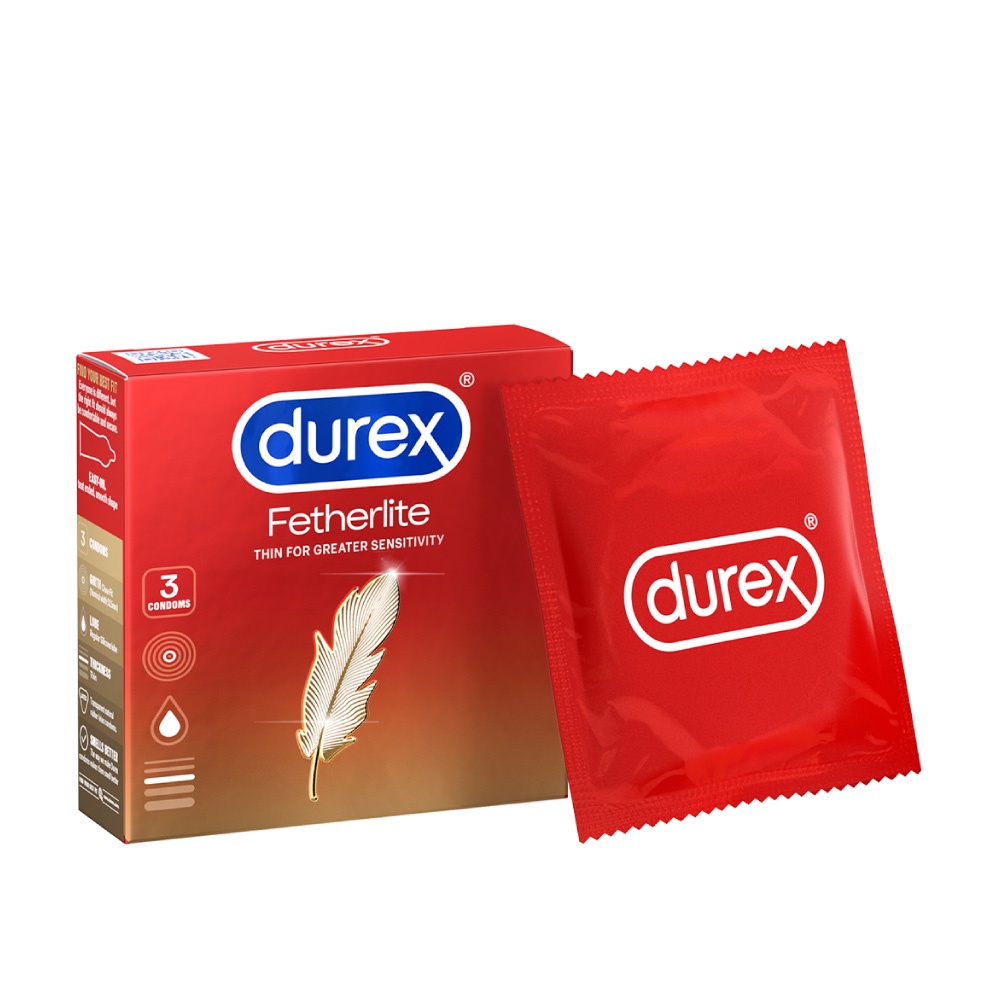 Ảnh Bao cao su Durex Fetherlite siêu mỏng, size 52.5mm, 3 bao/hộp 1