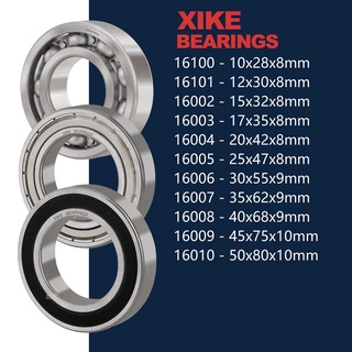 XiKe 16000 16001 16003 16004 16005 16006 16007 16008 16009 16010 2RS / ZZ / Vòng bi rãnh sâu mở