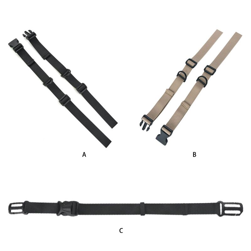 1 set Adjustable Nylon Backpack Chest Harness Strap Webbing Sternum Clip Replace
