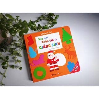 Sách - Cùng Chơi Trốn Tìm - Tập 11: Giáng Sinh Ehon Tương Tác Bìa Cứng cho bé từ 0-6 tuổi