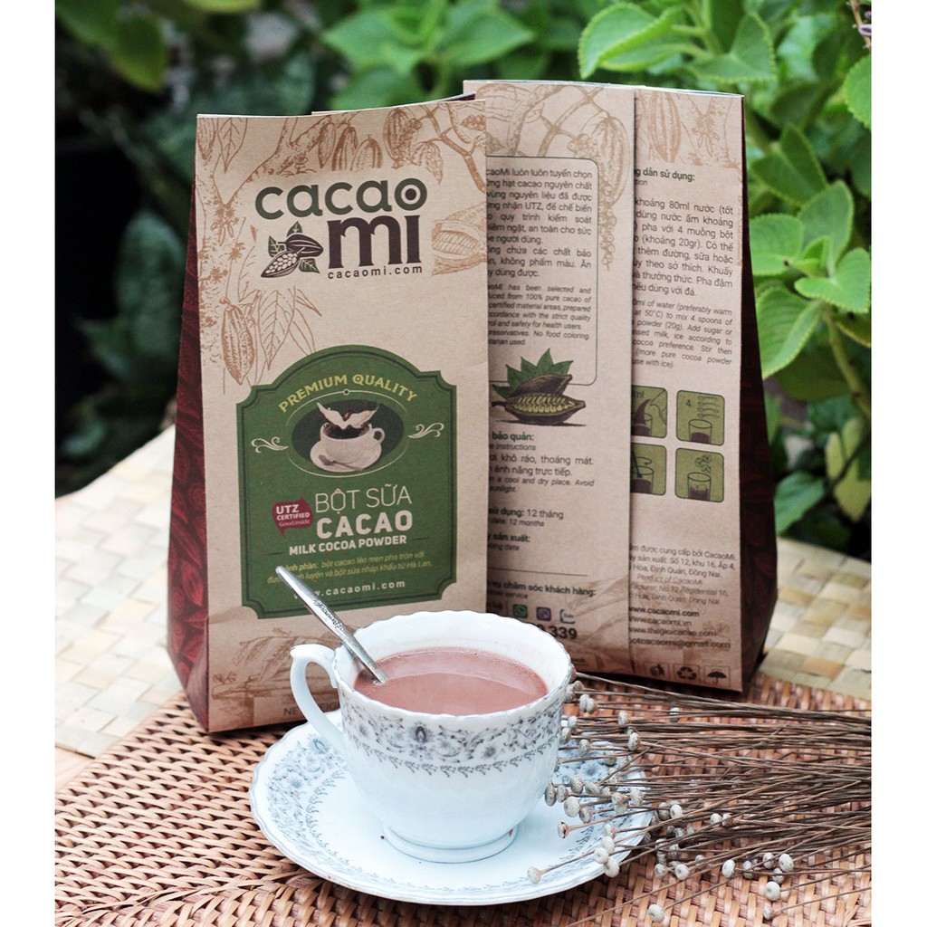 Ảnh Bột ca cao sữa hoà tan 3in1 CACAOMI vị ngọt dịu thức uống sô cô la đậm đà cacao nguyên chất 500g/1kg 3