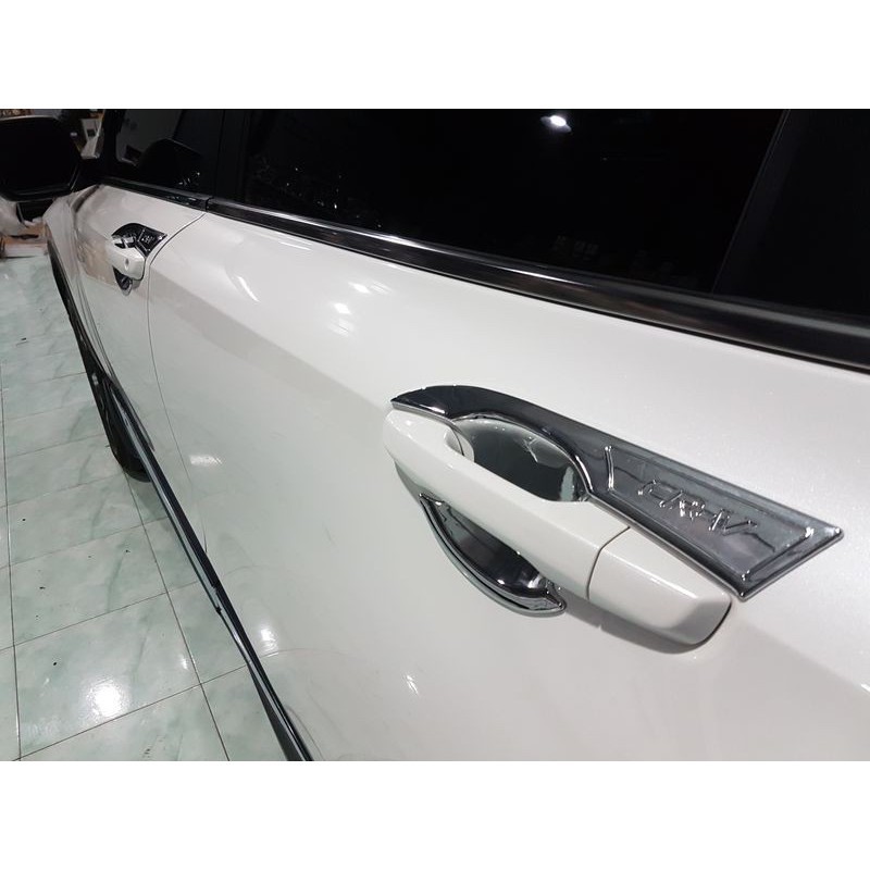 Ốp tay nắm, hõm cửa xe Honda CRV 2018 - 2022, 2023 - 2025 mạ crom cao cấp