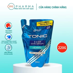 Dầu Gội Xả Bạc Hà Mát Lạnh Dành Cho Nam S Select Nhật Bản (Gói Refill 500ml)
