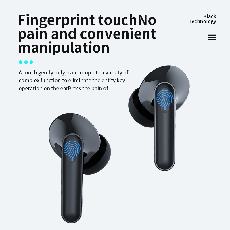 Ảnh Tai Nghe Vitog Bluetooth 5.0 Không Dây Chống Ồn Chống Thấm Nước Thích Hợp Cho Điện Thoại Android 3