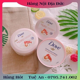 Tẩy tế bào chết, tẩy da chết body DOVE và dưỡng thể body nội địa Đức, Đủ Bill và Review .