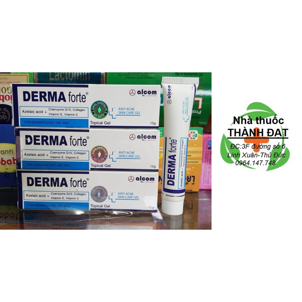 derma forte kem bôi mụn thâm chính hãng tube 15gr | Shopee Việt Nam