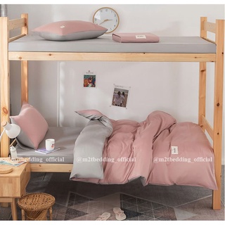 Bộ chăn ga gối Ký túc xá TC M2T Bedding, drap giường bọc nệm Hàn Quốc dành cho giường tầng