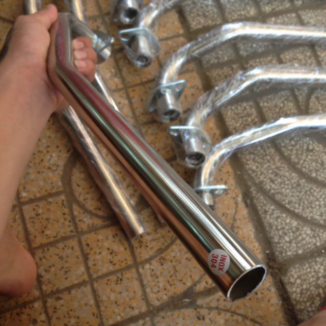 Cổ pô inox 304 gắn xe wave dream | Shopee Việt Nam