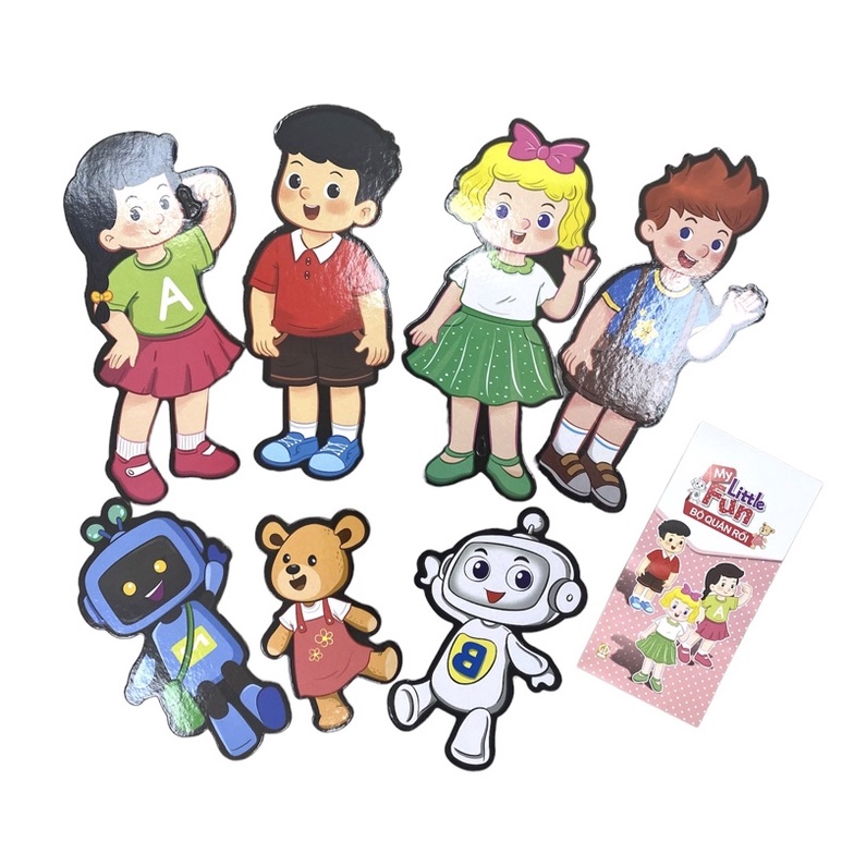Bộ 8 quân rối nhân vật Tiếng Anh My Little fun | Shopee Việt Nam