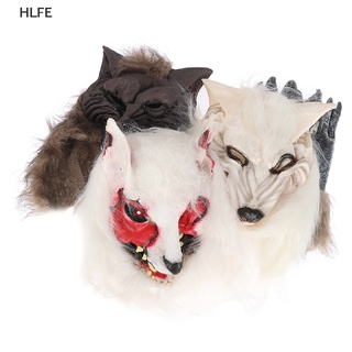 HL Halloween Sói Mặt nạ tóc Người sói Móng vuốt Găng tay Trang phục Đảng Trang trí đáng sợ FE