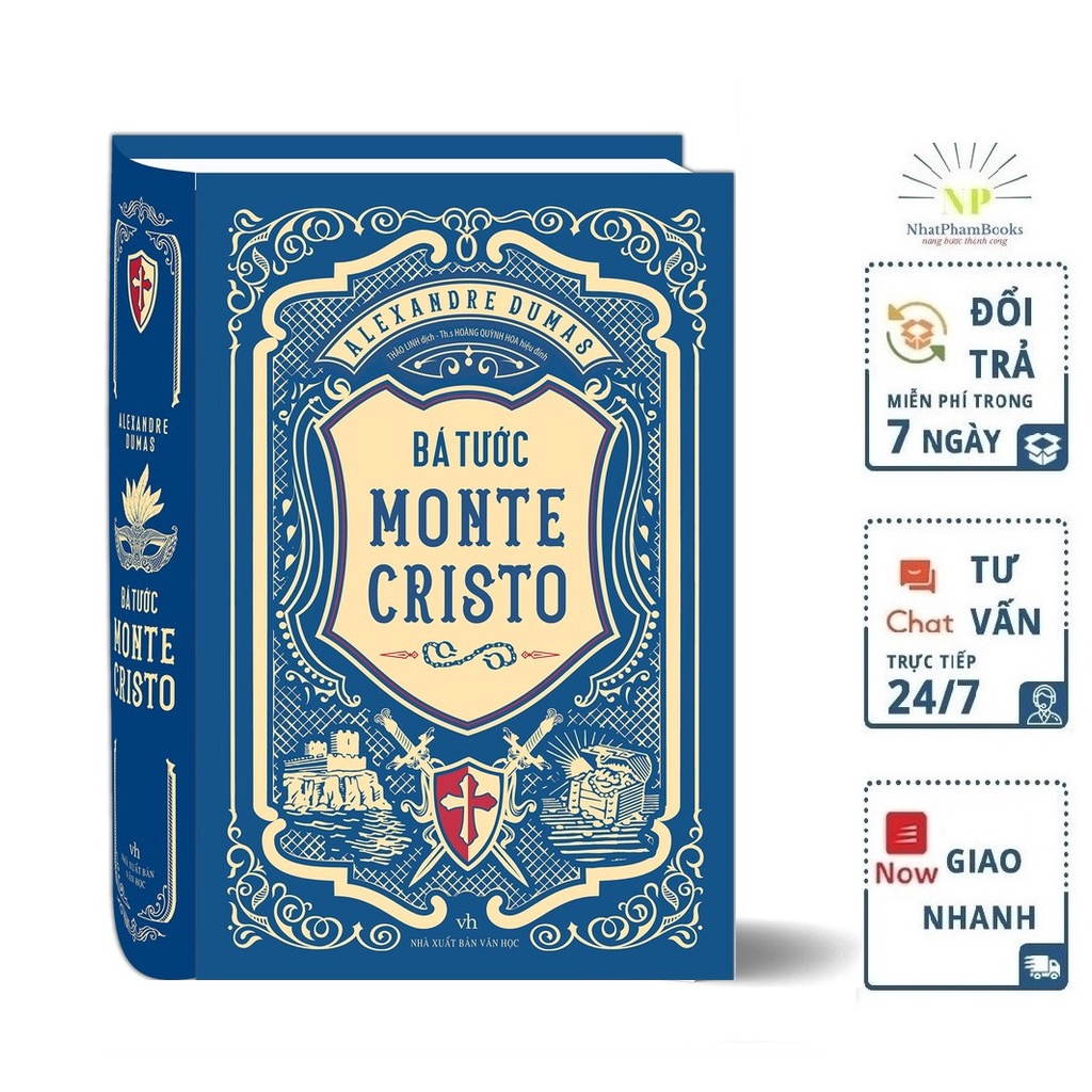 Sách - Bá tước Monte Cristo (Bìa Cứng)