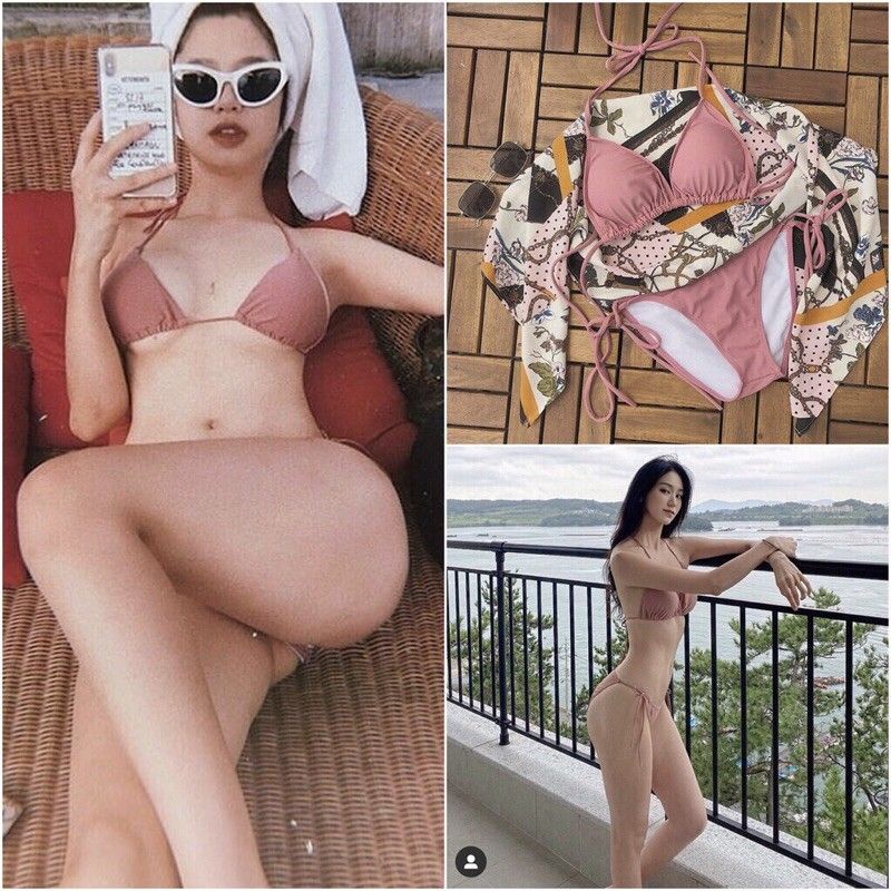 Bikini 2 Mảnh Đồ Bơi Tam Giác Nhiều Màu – Có Sẵn, Sexy Hình 2024