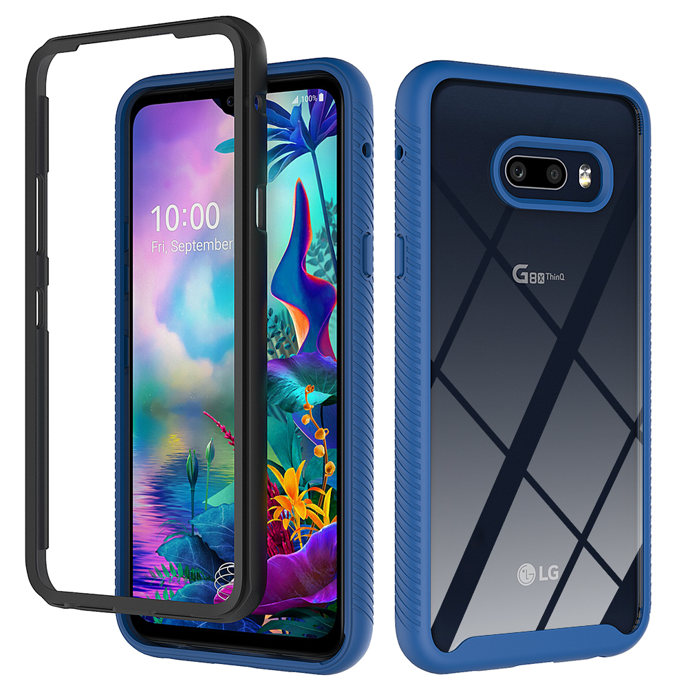 Dành Cho LG G8X ThinQ Full Body Hybrid Chống Trầy Xước Vỏ Bảo Vệ Giáp Chống Sốc