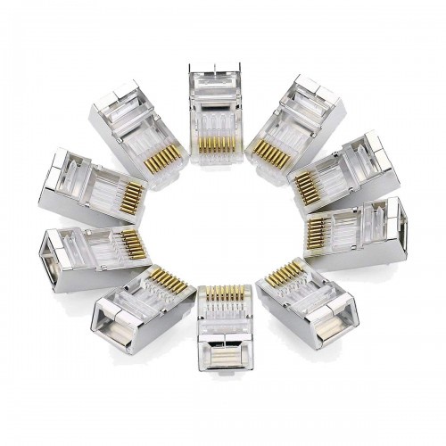Đầu RJ45 nối dây mạng Cat 6 Shielding Crystal head 100pcs UGREEN 50248 ...