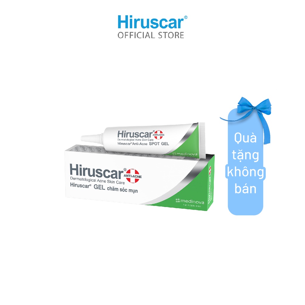 (Quà tặng không bán) Gel xử lý mụn Hiruscar Anti-Acne Spot Gel+ 10g