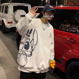 Áo Sweater Nỉ Bông Love Wins Thu Đông Ulzzang hiphop In Unisex Form Rộng Cartoon Stitch