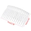 Woke Nhựa Trong Suốt Kẹp Tóc Lược Nữ Cô Dâu Cưới Lạ Mắt Phong Cách Tóc DIY Veil Giá Đỡ Trong Suốt Làm Đẹp Tạo Kiểu Dụng Cụ