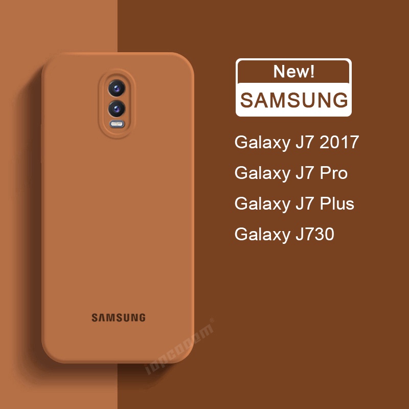 Màu Sắc Ốp Điện Thoại Silicon Mềm Bảo Vệ camera Cho samsung galaxy j7 2017 j730 j7 pro plus j530 j5 2015 j700 j500 j3 2016 j320