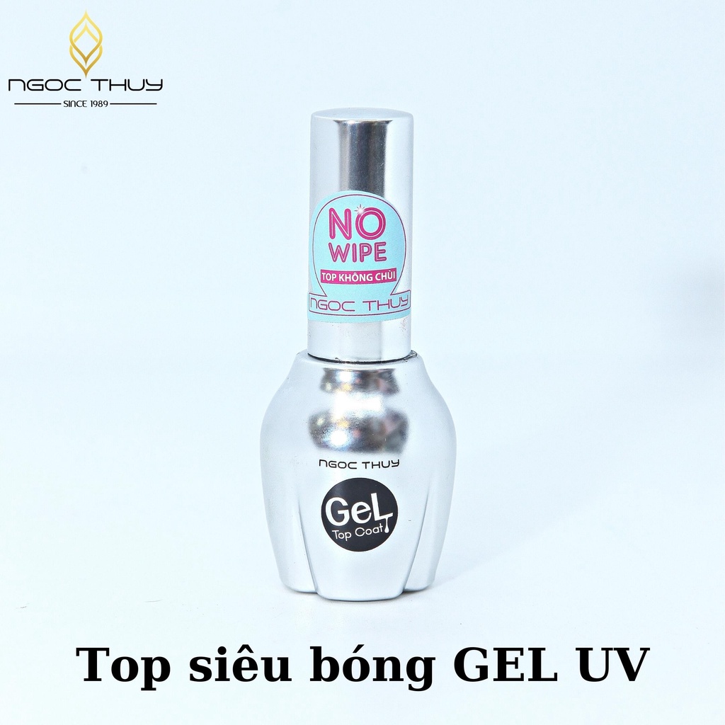 Sơn Móng Tay Top Gel Hơ Máy Cao Cấp Siêu Bóng - Ahever - Ngọc Thủy Nail 15ML