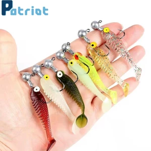 Mồi câu cá mềm nhân tạo dạ quang 5.5cm
