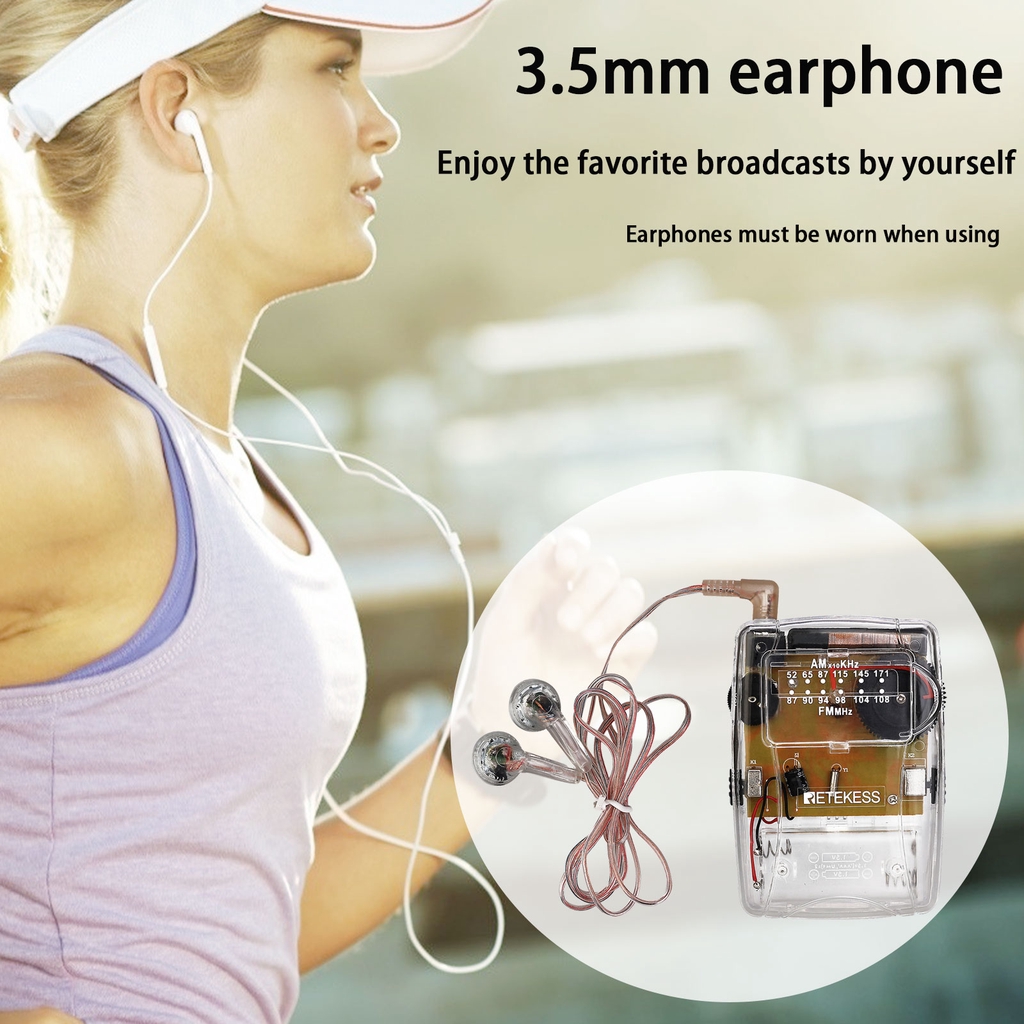 Ảnh Tai Nghe Hỗ Trợ Đài FM Retekess TR624 2