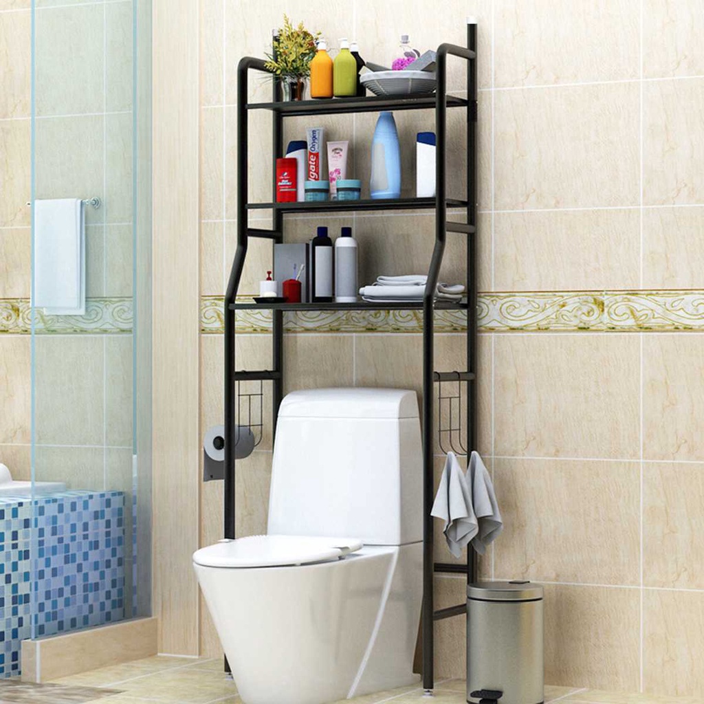 Kệ Toilet INOX 3 Tầng Nhập Khẩu Đa Năng